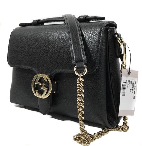 gucci handbag dollar calf nero